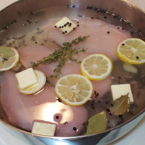 poached chicken blog post