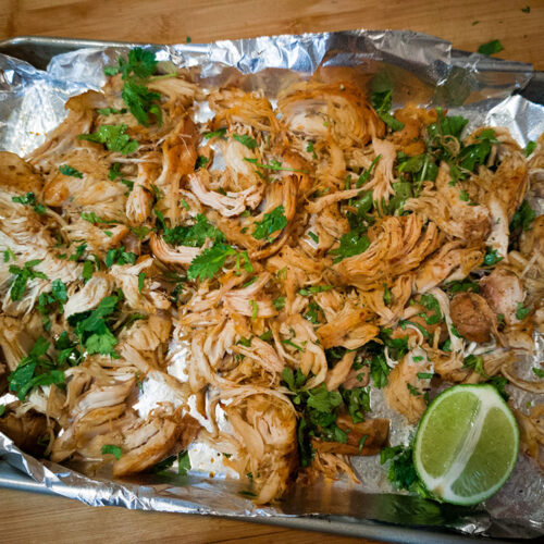 slow cooker chicken carnitas