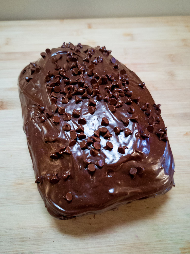 double chocolate beer bread