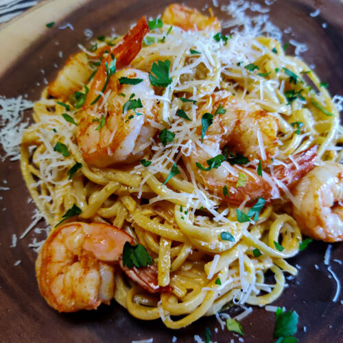 spicy shrimp pasta