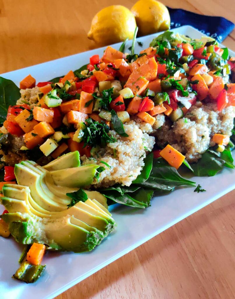 Roasted Vegetable Quinoa Salad