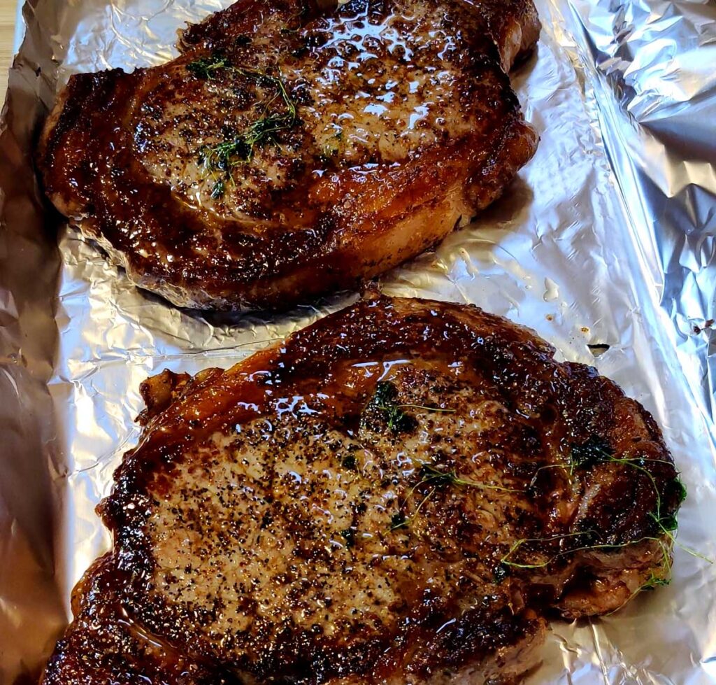 pan seared steak