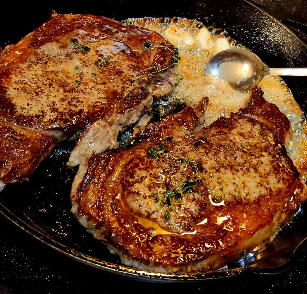 pan seared steak