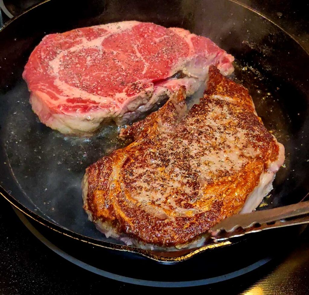 pan seared steak